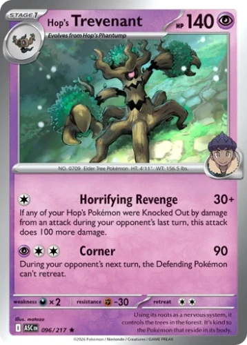 Przejdź do produktu ASC 096/217 | Hop's Trevenant Holo | Pokemon - Ascended Heroes