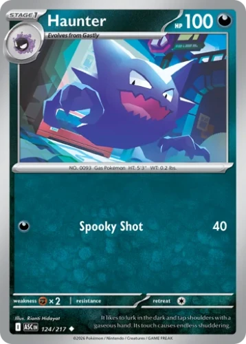 Przejdź do produktu ASC 124/217 | Haunter Zwykła | Pokemon - Ascended Heroes