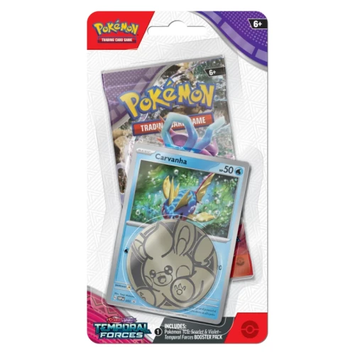 Przejdź do produktu Pokemon TCG: Temporal Forces - Checklane Blister - Carvanha