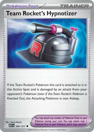 Przejdź do produktu ASC 206/217 | Team Rocket's Hypnotizer Zwykła | Pokemon - Ascended Heroes