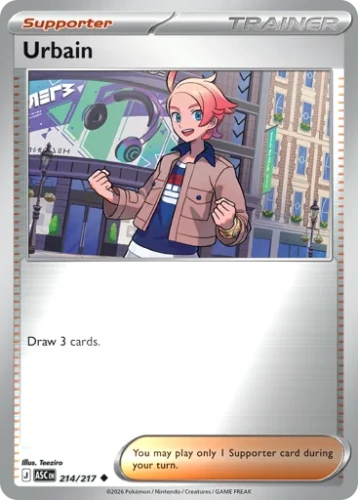 Przejdź do produktu ASC 214/217 | Urbain Reverse holo | Pokemon - Ascended Heroes
