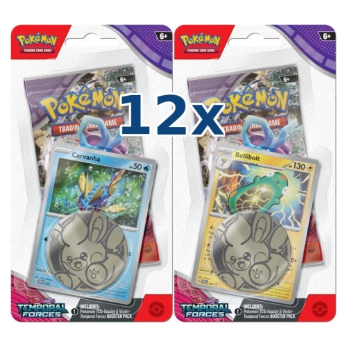 Przejdź do produktu Pokemon TCG: Temporal Forces - Checklane Blister Box (12)