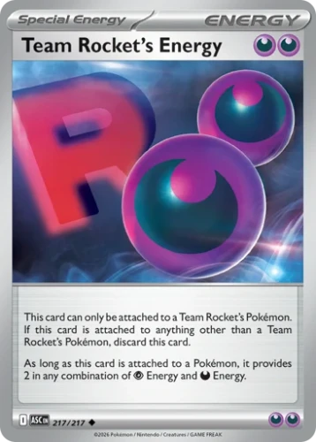 Przejdź do produktu ASC 217/217 | Team Rocket's Energy Zwykła | Pokemon - Ascended Heroes