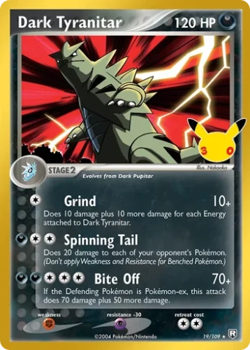 Przejdź do produktu ME55C 19/109 | Dark Tyranitar Holo | Pokemon - 30th Celebration: Classic Collection
