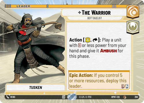 Przejdź do produktu HMW 290 | The Warrior, Deft Duelist | Hyperspace | Homeworlds