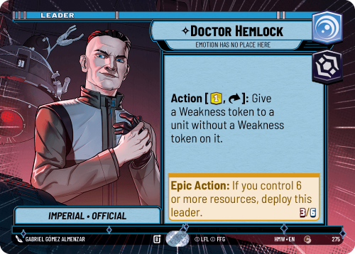 Przejdź do produktu HMW 275 | Doctor Hemlock, Emotion Has No Place Here | Hyperspace | Homeworlds