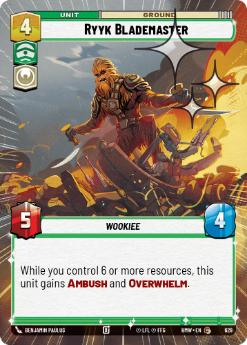 Przejdź do produktu HMW 628 | Ryyk Blademaster | Hyperspace Foil | Homeworlds