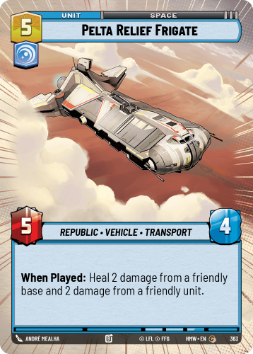 Przejdź do produktu HMW 363 | Pelta Relief Frigate | Hyperspace | Homeworlds