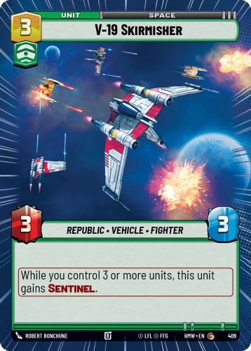 Przejdź do produktu HMW 409 | V-19 Skirmisher | Hyperspace | Homeworlds