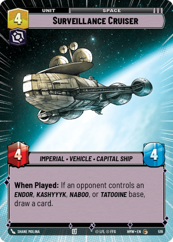 Przejdź do produktu HMW 519 | Surveillance Cruiser | Hyperspace | Homeworlds