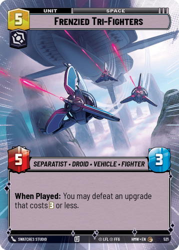 Przejdź do produktu HMW 521 | Frenzied Tri-Fighters | Hyperspace | Homeworlds
