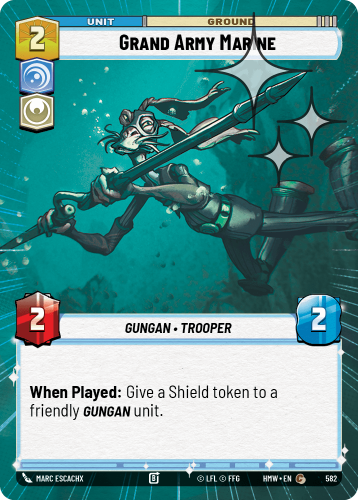 Przejdź do produktu HMW 582 | Grand Army Marine | Hyperspace Foil | Homeworlds