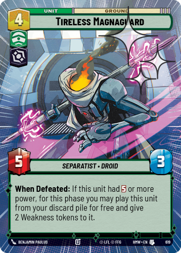 Przejdź do produktu HMW 619 | Tireless Magnaguard | Hyperspace Foil | Homeworlds