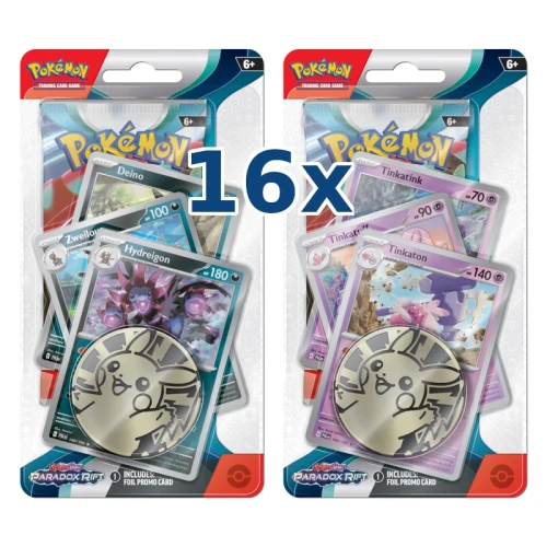 Przejdź do produktu Pokemon TCG: Paradox Rift - Premium Checklane Blister Box (16)