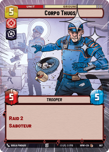 Przejdź do produktu HMW 667 | Corpo Thugs | Hyperspace Foil | Homeworlds
