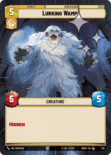 Przejdź do produktu HMW 739 | Lurking Wampa | Hyperspace Foil | Homeworlds