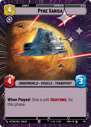 Przejdź do produktu HMW 756 | Pyke Sarisa | Hyperspace Foil | Homeworlds