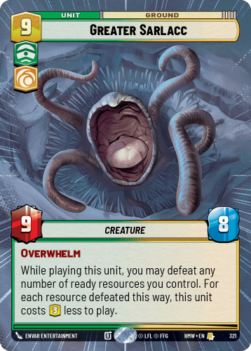 Przejdź do produktu HMW 321 | Greater Sarlacc | Hyperspace | Homeworlds