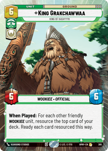 Przejdź do produktu HMW 395 | King Grakchawwaa, King of Kashyyyk | Hyperspace | Homeworlds