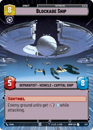 Przejdź do produktu HMW 523 | Blockade Ship | Hyperspace | Homeworlds
