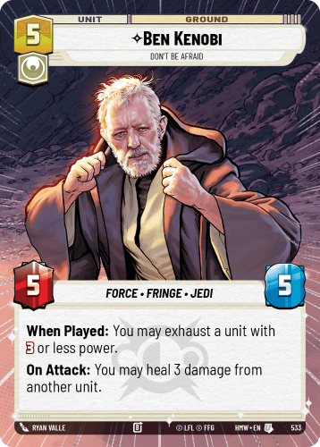 Przejdź do produktu HMW 533 | Ben Kenobi, Don't Be Afraid | Hyperspace | Homeworlds