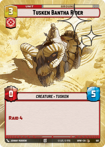 Przejdź do produktu HMW 691 | Tusken Bantha Rider | Hyperspace Foil | Homeworlds