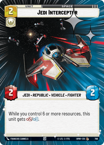 Przejdź do produktu HMW 766 | Jedi Interceptor | Hyperspace Foil | Homeworlds