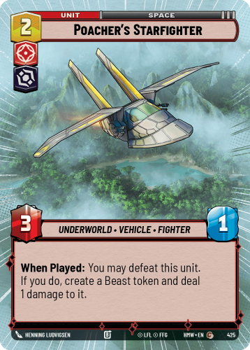 Przejdź do produktu HMW 425 | Poacher's Starfighter | Hyperspace | Homeworlds