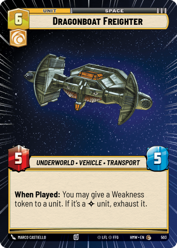 Przejdź do produktu HMW 503 | Dragonboat Freighter | Hyperspace | Homeworlds