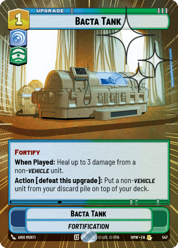 Przejdź do produktu HMW 547 | Bacta Tank | Hyperspace Foil | Homeworlds