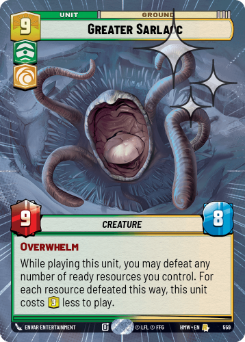 Przejdź do produktu HMW 559 | Greater Sarlacc | Hyperspace Foil | Homeworlds