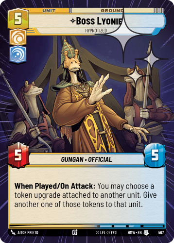 Przejdź do produktu HMW 567 | Boss Lyonie, Hypnotized | Hyperspace Foil | Homeworlds