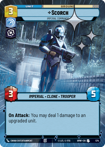 Przejdź do produktu HMW 574 | Scorch, Imperial Commando | Hyperspace Foil | Homeworlds