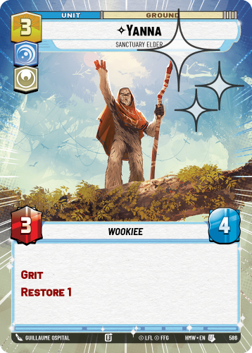 Przejdź do produktu HMW 586 | Yanna, Sanctuary Elder | Hyperspace Foil | Homeworlds