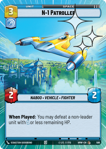 Przejdź do produktu HMW 596 | N-1 Patroller | Hyperspace Foil | Homeworlds