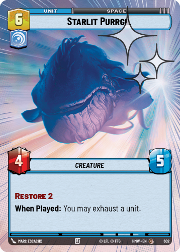 Przejdź do produktu HMW 602 | Starlit Purrgil | Hyperspace Foil | Homeworlds