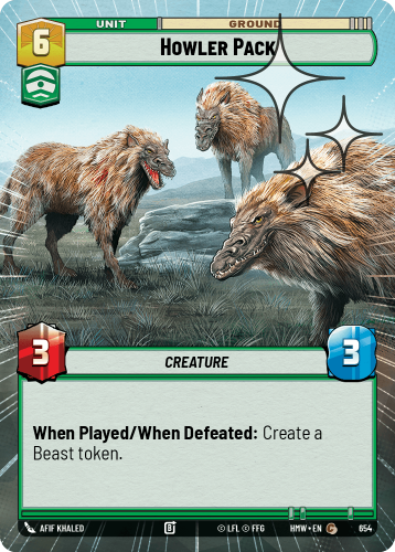 Przejdź do produktu HMW 654 | Howler Pack | Hyperspace Foil | Homeworlds