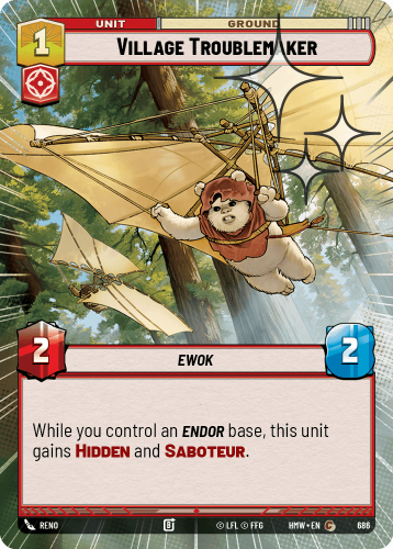 Przejdź do produktu HMW 686 | Village Troublemaker | Hyperspace Foil | Homeworlds