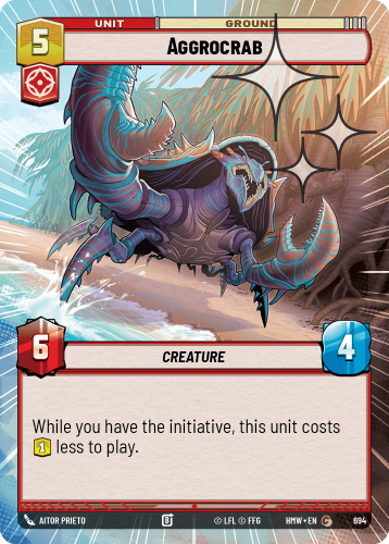 Przejdź do produktu HMW 694 | Aggrocrab | Hyperspace Foil | Homeworlds