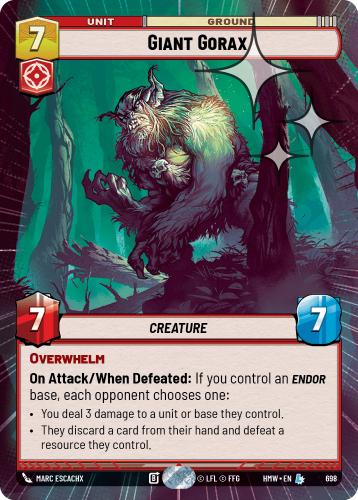 Przejdź do produktu HMW 698 | Giant Gorax | Hyperspace Foil | Homeworlds