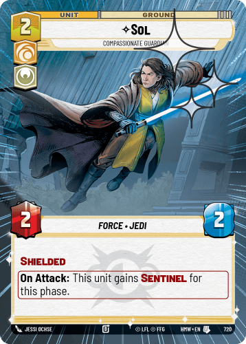 Przejdź do produktu HMW 720 | Sol, Compassionate Guardian | Hyperspace Foil | Homeworlds