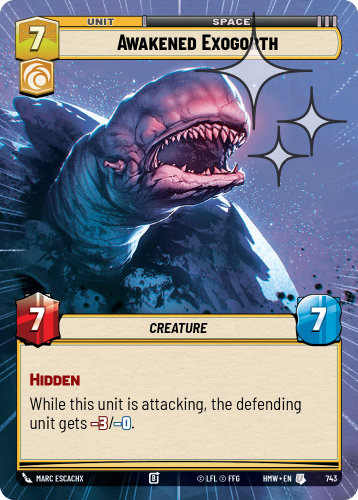 Przejdź do produktu HMW 743 | Awakened Exogorth | Hyperspace Foil | Homeworlds