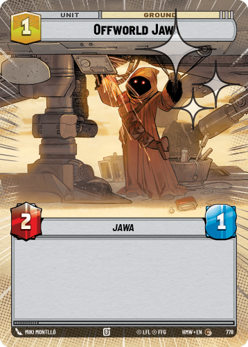 Przejdź do produktu HMW 778 | Offworld Jawa | Hyperspace Foil | Homeworlds
