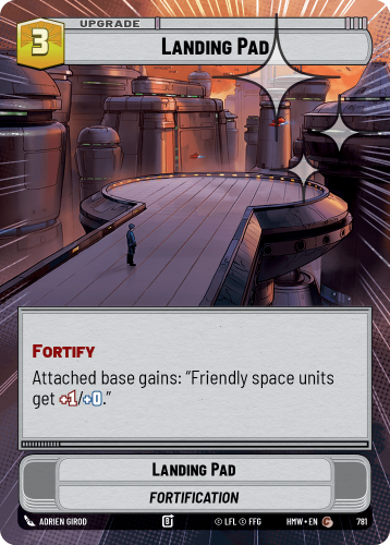 Przejdź do produktu HMW 781 | Landing Pad | Hyperspace Foil | Homeworlds