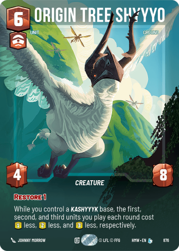 Przejdź do produktu HMW 876 | Origin Tree Shyyyo | Prestige Foil | Homeworlds