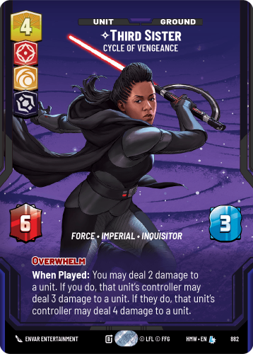 Przejdź do produktu HMW 882 | Third Sister, Cycle of Vengeance | Prestige Foil | Homeworlds