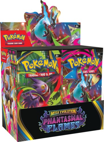 Przejdź do produktu Pokemon TCG: Mega Evolution - Phantasmal Flames - Booster Display