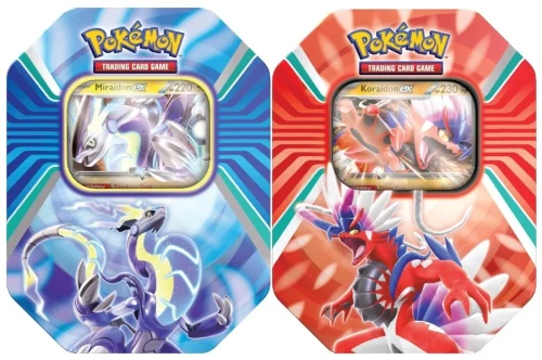 Przejdź do produktu Pokemon TCG: Paldea Legends Tin Koraidon/Miraidon - (2xPuszka)